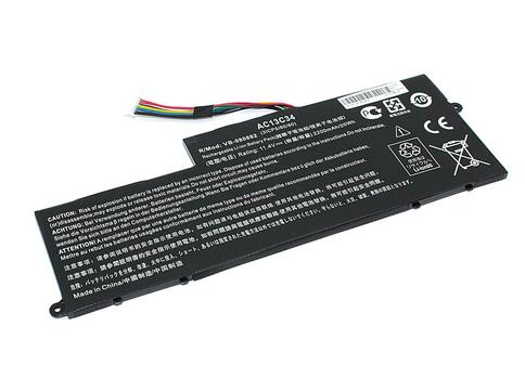Аккумуляторная батарея для ноутбука Acer AC13C34 Aspire E3-112 11.4V Black 2600mAh OEM