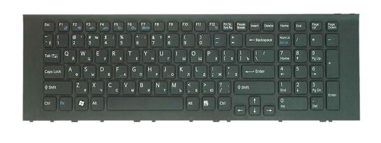 Клавиатура для ноутбука Sony Vaio (VPC-EJ) Black, (Black Frame), RU Клавиатура для ноутбука Sony Vaio (VPC-EJ) Black, (Black Frame), RU - фото 2