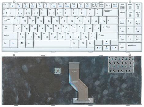 Клавиатура для ноутбука LG Xnote (P510) White, RU Клавиатура для ноутбука LG Xnote (P510) White, RU