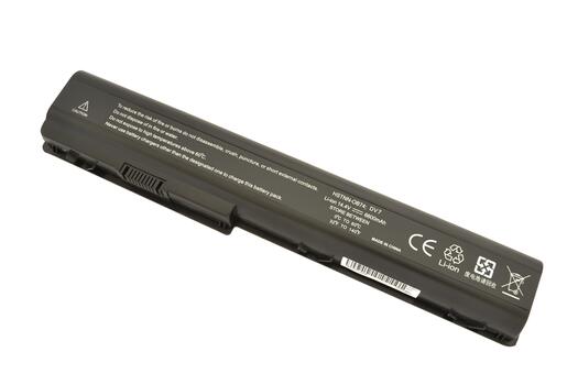 Усиленная аккумуляторная батарея для ноутбука HP Compaq HSTNN-C50C DV7 14.4V Black 6600mAh OEM - фото 3