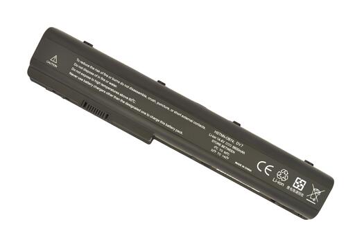 Усиленная аккумуляторная батарея для ноутбука HP Compaq HSTNN-C50C DV7 14.4V Black 6600mAh OEM - фото 5