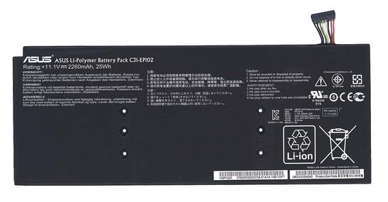 Аккумуляторная батарея для планшета Asus C31-EP102 Eee Pad Slider SL101 11.1V Black 2260mAhr 25Wh Аккумуляторная батарея для планшета Asus C31-EP102 Eee Pad Slider SL101 11.1V Black 2260mAhr 25Wh