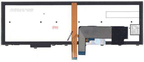Клавиатура для ноутбука Lenovo ThinkPad Edge (E531, E540)  с подсветкой (Light), с указателем (Point Stick) Black, Gray Frame, RU - фото 3