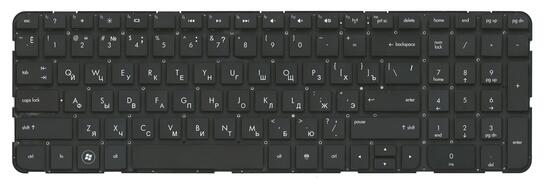 Клавиатура для ноутбука HP Pavilion (DV6-7000) Black, (No Frame) RU - фото 2