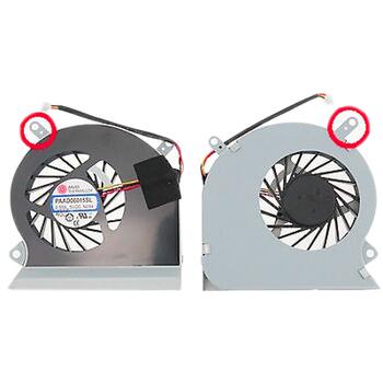 Вентилятор для ноутбука MSI GE60, GP60, MS-16GA 5V 0.55A 3-pin AAVID - фото 2