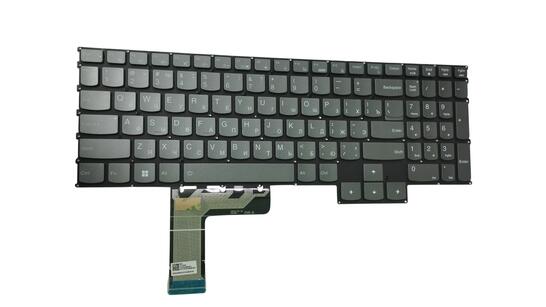 Клавиатура для ноутбука Lenovo Legion Pro 7 16IRX8H Silver с подсветкой (Light), (No Frame), RU