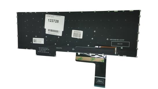 Клавиатура для ноутбука Lenovo Legion Pro 7 16IRX8H Silver с подсветкой (Light), (No Frame), RU - фото 2