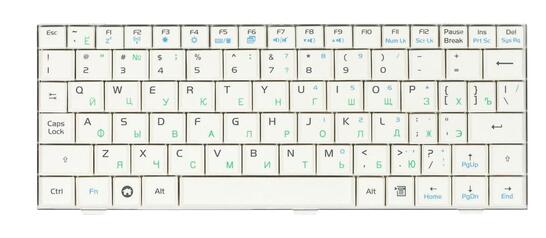 Клавиатура для ноутбука Asus EEE PC 2G (700), 4G (701), 900, 901 White, RU - фото 2