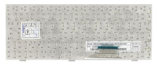 Клавиатура для ноутбука Asus EEE PC 2G (700), 4G (701), 900, 901 White, RU - фото 3