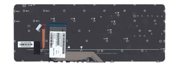 Клавиатура для ноутбука HP Spectre X360 (13-4000, 13-4103dx, 13-4003DX, 13-4005DX, 13-4110DX, 13-4193DX, 13-4195DX, 13-4193NR) с подсветкой (Light) Black, (Silver Frame) RU - фото 3