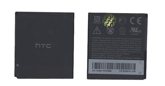 Аккумуляторная батарея для смартфона HTC BD26100 G10 3.7V Black 1230mAh 4.55Wh Аккумуляторная батарея для смартфона HTC BD26100 G10 3.7V Black 1230mAh 4.55Wh