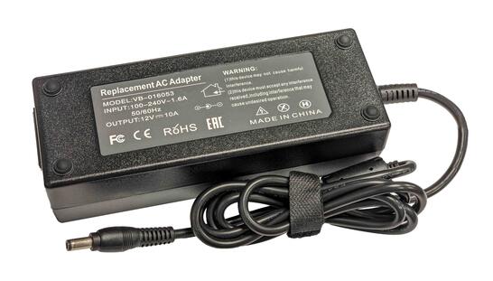 Блок питания для монитора и телевизора 120W 12V 10A 5.5x2.5mm 3892A300 REPLACEMENT - фото 2