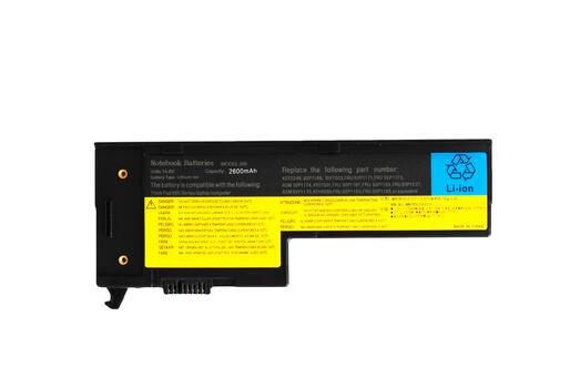 Аккумуляторная батарея для ноутбука Lenovo-IBM 92P1168 ThinkPad X60 14.8V Black 2600mAh OEM - фото 11