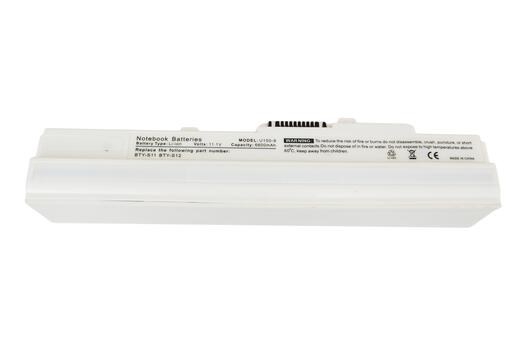 Усиленная аккумуляторная батарея для ноутбука MSI BTY-S12 Wind U100 11.1V White 6600mAh OEM Усиленная аккумуляторная батарея для ноутбука MSI BTY-S12 Wind U100 11.1V White 6600mAh OEM - фото 5