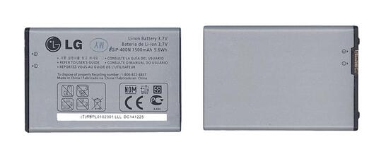 Аккумуляторная батарея для смартфона LG LGIP-400N P500 Optimus One 3.7V Silver 1500mAh 5.6Wh