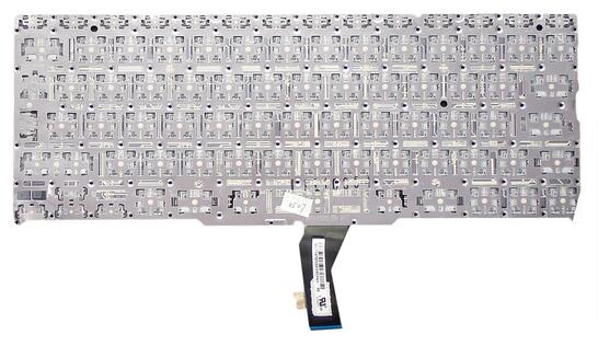Клавиатура для ноутбука Apple MacBook Air 2011+ A1370 (2010, 2011 года), A1465 (2012, 2013, 2014, 2015 года) с подсветкой (Light) Black, (Original), (No Frame), RU (вертикальный энтер) - фото 8