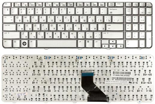 Клавиатура для ноутбука HP Compaq Presario CQ60 Silver, RU - фото 6
