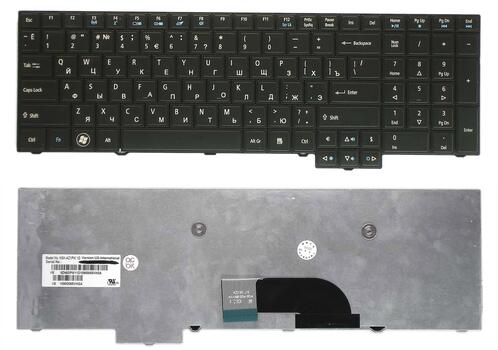 Клавиатура для ноутбука Acer TravelMate 5760, 5760G, 5760Z, 5760ZG, 8573 Black, RU