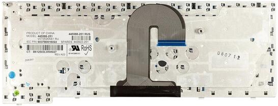 Клавиатура для ноутбука HP Compaq (6510B, 6515B) Black, RU Клавиатура для ноутбука HP Compaq (6510B, 6515B) Black, RU - фото 3