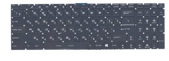 Клавиатура для ноутбука MSI (GS60 GS70 GE62 GE72 GT72 MS-16J1 MS-16J2 MS-1781) с подсветкой (Light), Black, No Frame RU Клавиатура для ноутбука MSI (GS60 GS70 GE62 GE72 GT72 MS-16J1 MS-16J2 MS-1781) с подсветкой (Light), Black, No Frame RU - фото 2