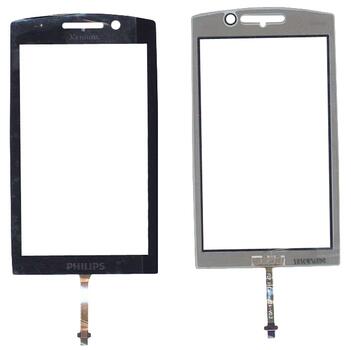 Тачскрин (Сенсорное стекло) для смартфона Philips Xenium X806 черный