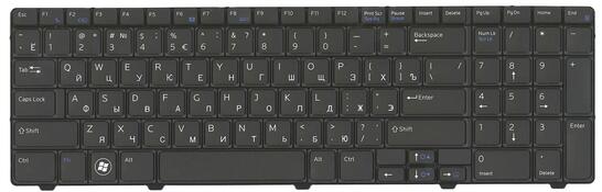 Клавиатура для ноутбука Dell Vostro (3700) Black, Light, RU Клавиатура для ноутбука Dell Vostro (3700) Black, Light, RU - фото 2