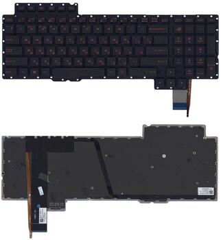 Клавиатура для ноутбука Asus ROG (G752) с подсветкой (Light), Black, (No Frame) RU Клавиатура для ноутбука Asus ROG (G752) с подсветкой (Light), Black, (No Frame) RU