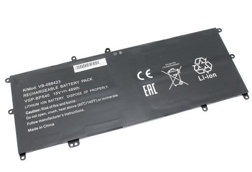 Аккумуляторная батарея для ноутбука Sony VAIO VGP-BPS40 SVF14 SVF15 15.0V Black 3170mAh OEM
