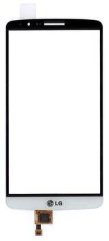 Тачскрин (Сенсорное стекло) для смартфона LG G3 D855 черный с белый