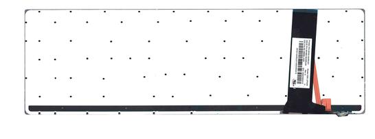 Клавиатура для ноутбука Asus (N550) с подсветкой (Light), Silver, (No Frame) RU/EN - фото 3