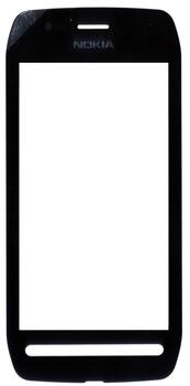 Тачскрин (Сенсорное стекло) для смартфона Nokia 603 черный