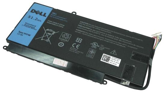 Аккумуляторная батарея для ноутбука Dell VH748 Vostro 5470 11.4V Black 4240mAh Orig Аккумуляторная батарея для ноутбука Dell VH748 Vostro 5470 11.4V Black 4240mAh Orig