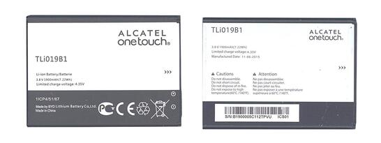 Аккумуляторная батарея для смартфона Alcatel TLi020F1 One Touch 7040 3.8V Black 1900mAh 7.22Wh Аккумуляторная батарея для смартфона Alcatel TLi020F1 One Touch 7040 3.8V Black 1900mAh 7.22Wh