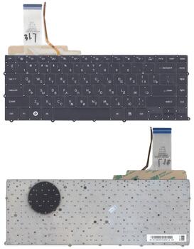 Клавиатура для ноутбука Samsung (NP900X4B, NP900X4C) с подсветкой (Light), Black, (No Frame), RU