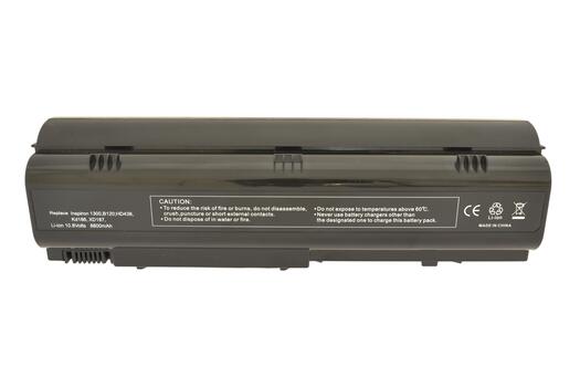 Усиленная аккумуляторная батарея для ноутбука Dell KD186 Inspiron 1300 11.1V Black 8800mAh OEM Усиленная аккумуляторная батарея для ноутбука Dell KD186 Inspiron 1300 11.1V Black 8800mAh OEM - фото 4
