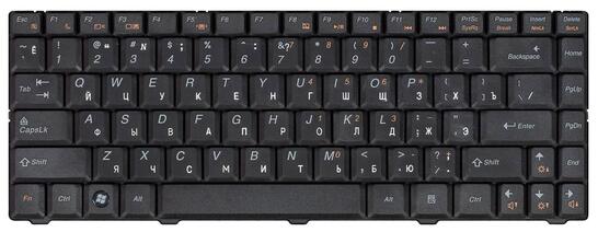 Клавиатура для ноутбука Lenovo IdeaPad (B450) Black, With Frame, RU - фото 2