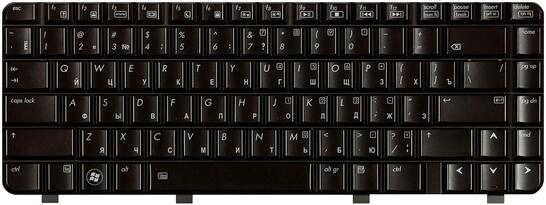 Клавиатура для ноутбука HP Pavilion (DV3-2000, DV3-2100) с подсветкой (Light), Black, RU - фото 2