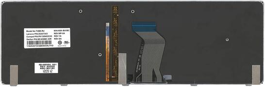 Клавиатура для ноутбука Lenovo IdeaPad (Y580) с подсветкой (Light), Black, (Black Frame), RU - фото 3