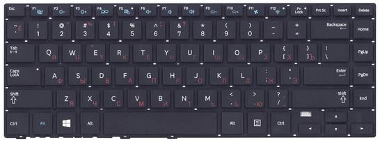 Клавиатура для ноутбука Samsung (470R4E, BA59-03619C) с подсветкой (Light), Black, (No Frame), RU - фото 7