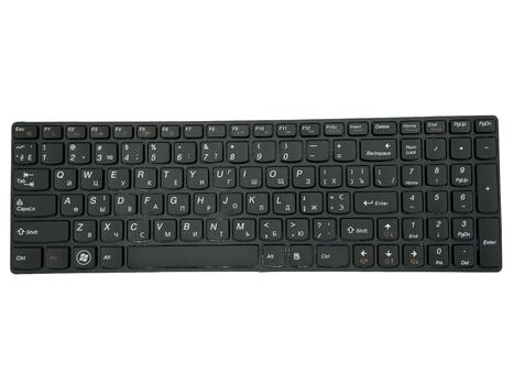 Клавиатура для ноутбука Lenovo IdeaPad G580, G585, Z580, Z585, Z780 Black, (Black Frame), UA