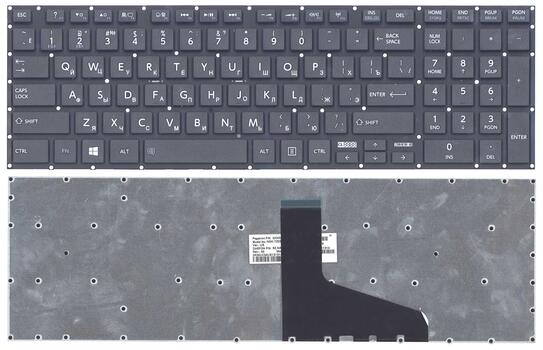 Клавиатура для Toshiba Satellite (C50, C50D, C50T, C55, C55D, C55T, C70, C70D, C75, C75D) Black, (No Frame) RU Клавиатура для Toshiba Satellite (C50, C50D, C50T, C55, C55D, C55T, C70, C70D, C75, C75D) Black, (No Frame) RU