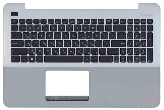 Клавиатура для ноутбука Asus (X555) Black, (Silver TopCase), RU - фото 2