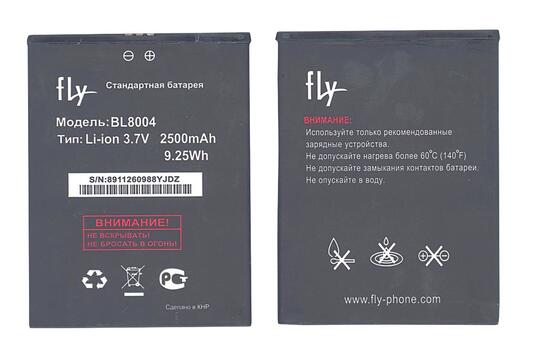 Аккумуляторная батарея для смартфона Fly BL8004 IQ4503 Era Life 6 3.7V Black 2500mAh 9.25Wh Аккумуляторная батарея для смартфона Fly BL8004 IQ4503 Era Life 6 3.7V Black 2500mAh 9.25Wh