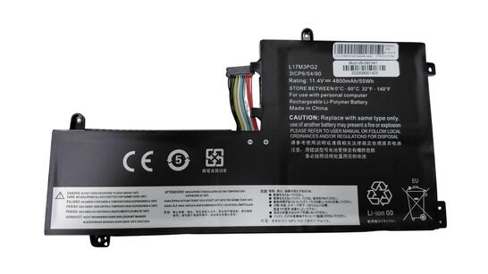 Аккумуляторная батарея для ноутбука Lenovo L17M3PG2 Legion Y7000 11.4V Black 4800mAh OEM долгий шлейф