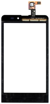 Тачскрин (Сенсорное стекло) для смартфона LG Optimus LTE F120 черный - фото 2