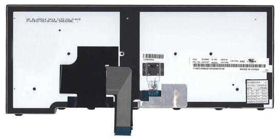 Клавиатура для ноутбука Lenovo ThinkPad Edge (T440, T440P, T440S), с указателем (Point Stick) Black, Black Frame, RU - фото 3