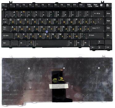 Клавиатура для ноутбука Toshiba Satellite (6000, 6100, M20) Tecra (S1) с указателем (Point Stick), Black RU
