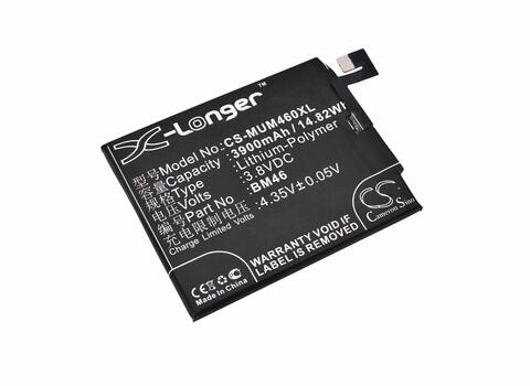 Аккумуляторная батарея для смартфона Xiaomi CS-MUM460XL Redmi Note 3 3.8V Black 3900mAh 14.82Wh