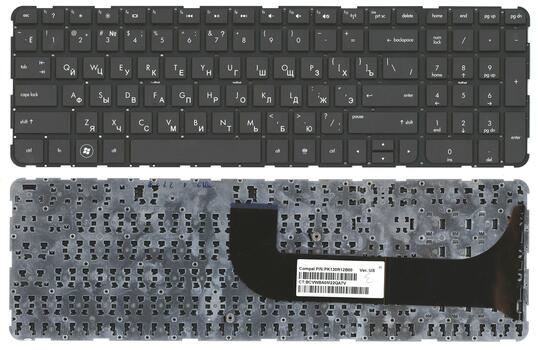 Клавиатура для ноутбука HP Pavilion (M6-1000) Black, (No Frame) RU