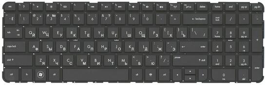 Клавиатура для ноутбука HP Pavilion (M6-1000) Black, (No Frame) RU - фото 2